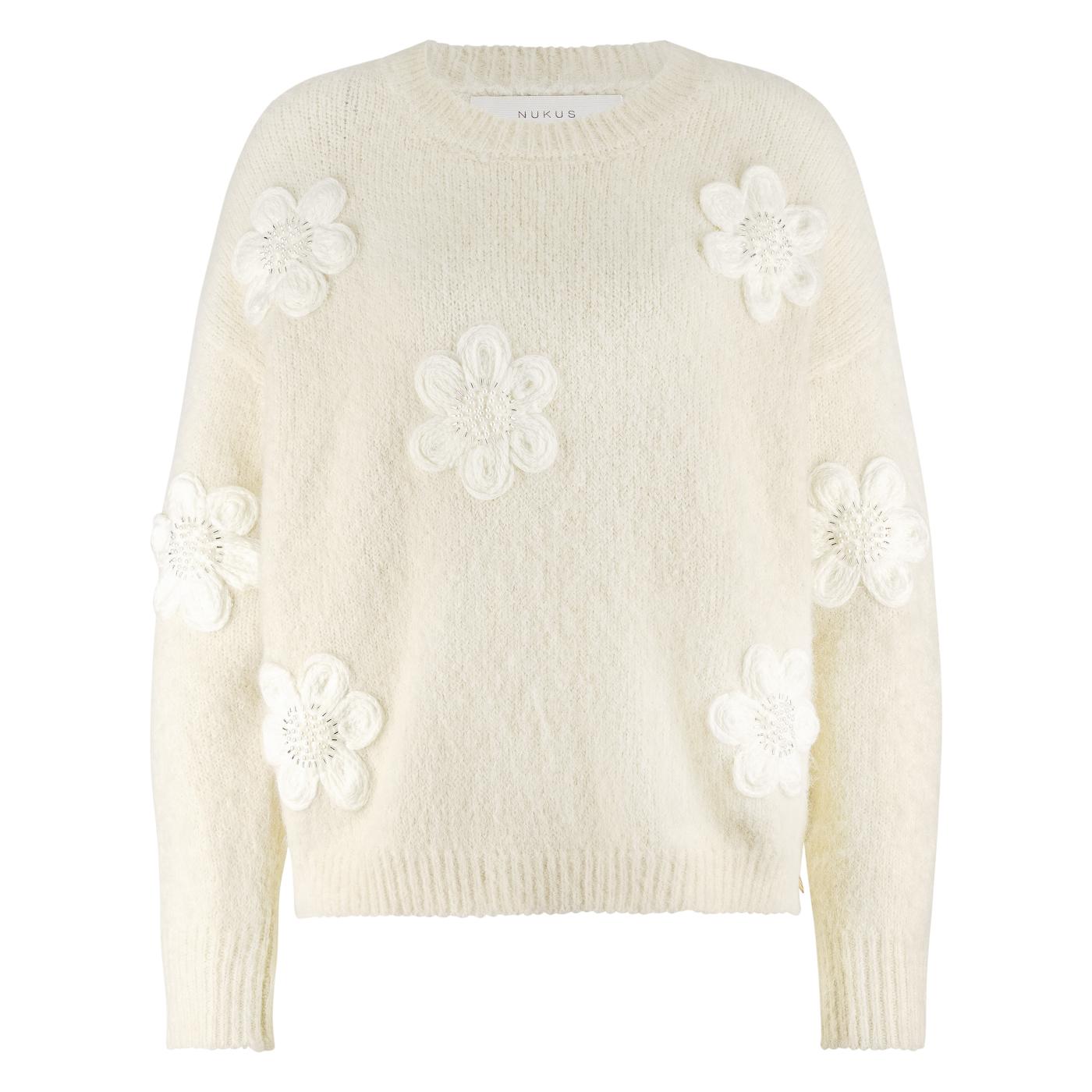 Trui Chiaca Bloemen Off White