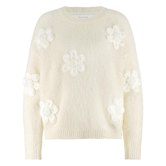 Trui Chiaca Bloemen Off White