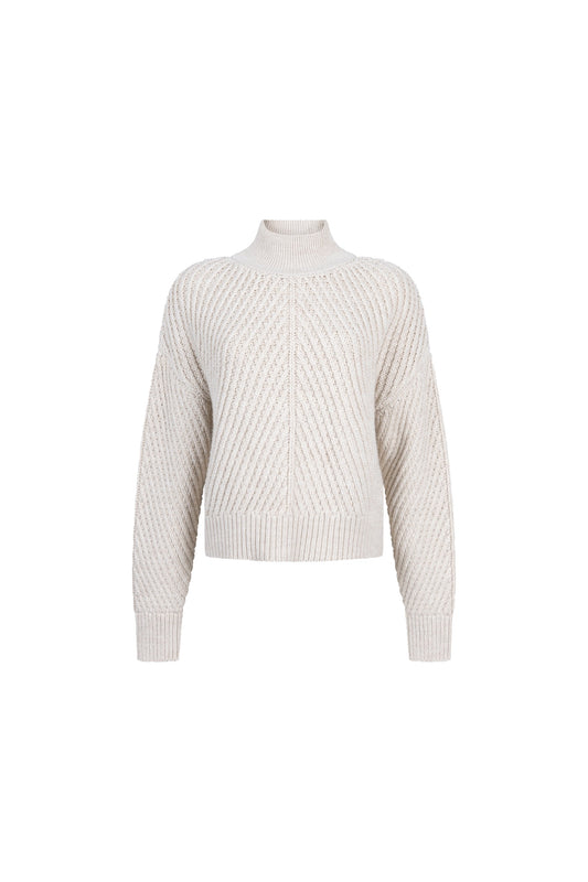 Trui Doutzen Turtle Grof Off White