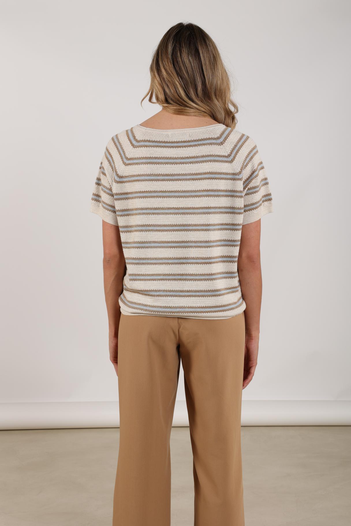 TruiRachelStripeKMZand_Blauw__5