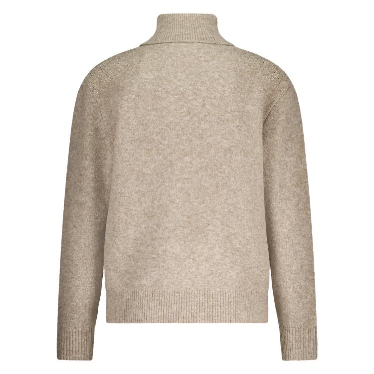 Trui Steffie Col Studs Taupe