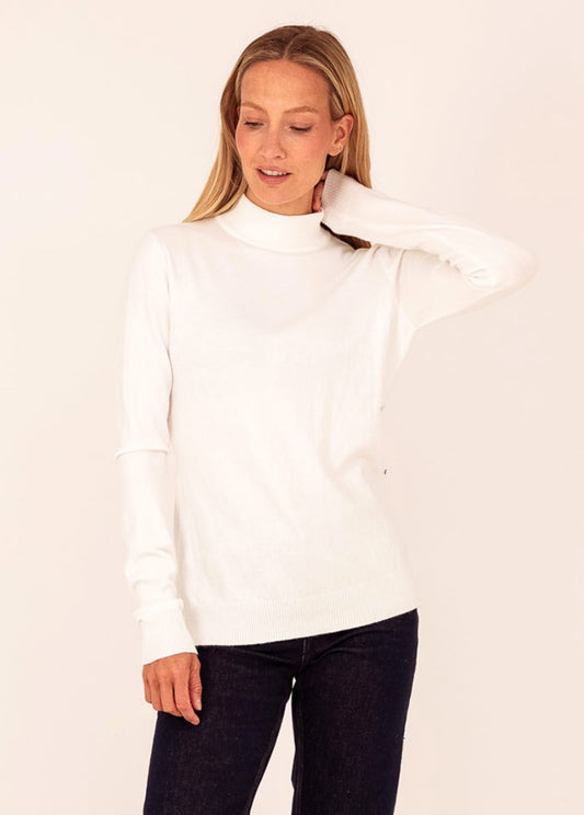 Trui Turtle met Cashmere Ecru