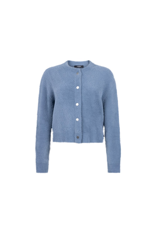 Vest Cloe Knopen Blauw Grijs