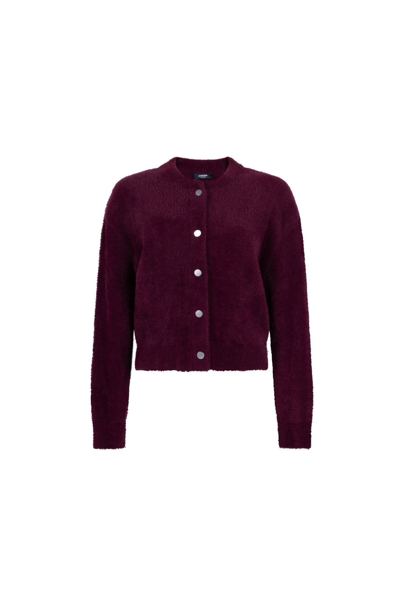 Vest Cloe Knopen Bordeaux