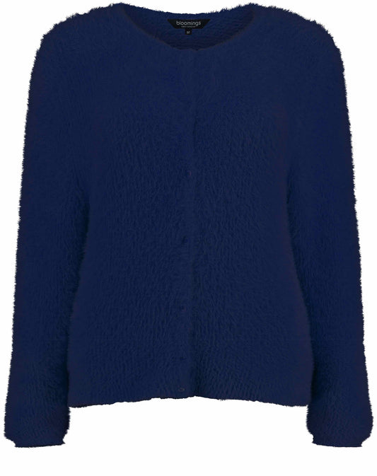 Vest Fluffy Zonder Wol Donkerblauw