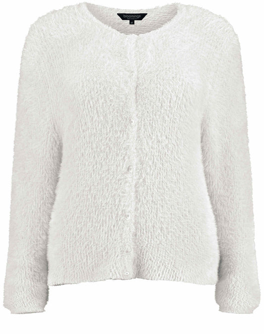 Vest Fluffy Zonder Wol Ecru