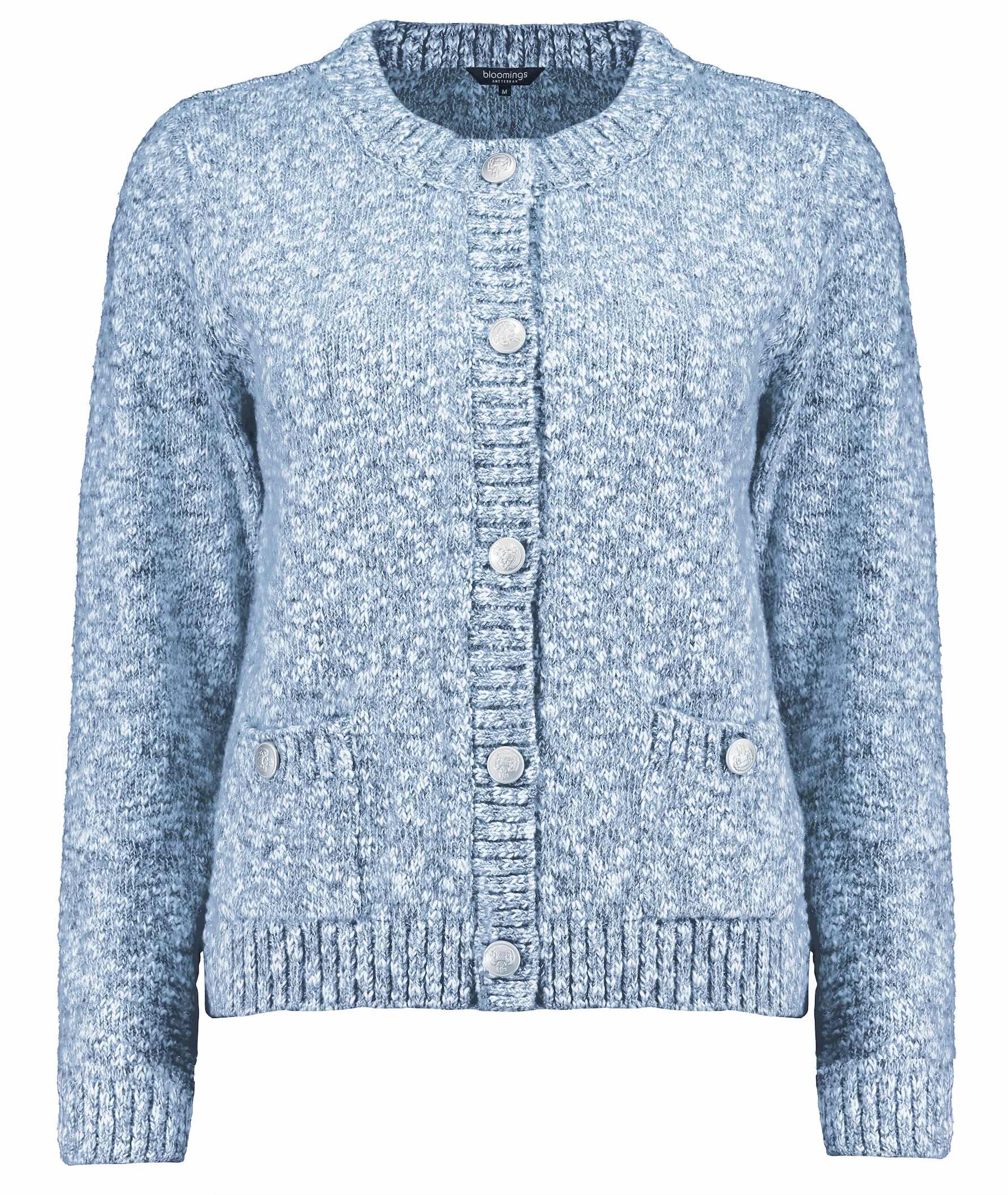 VestRondeNekMetaalgarenBlauwMelee__1