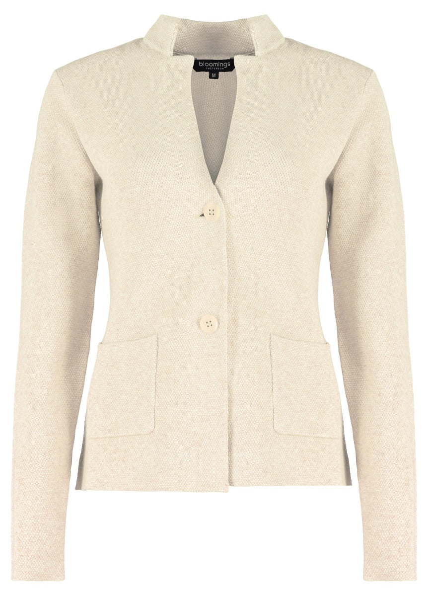 VestblazerOpstaandeHalsHalflangBeige__1