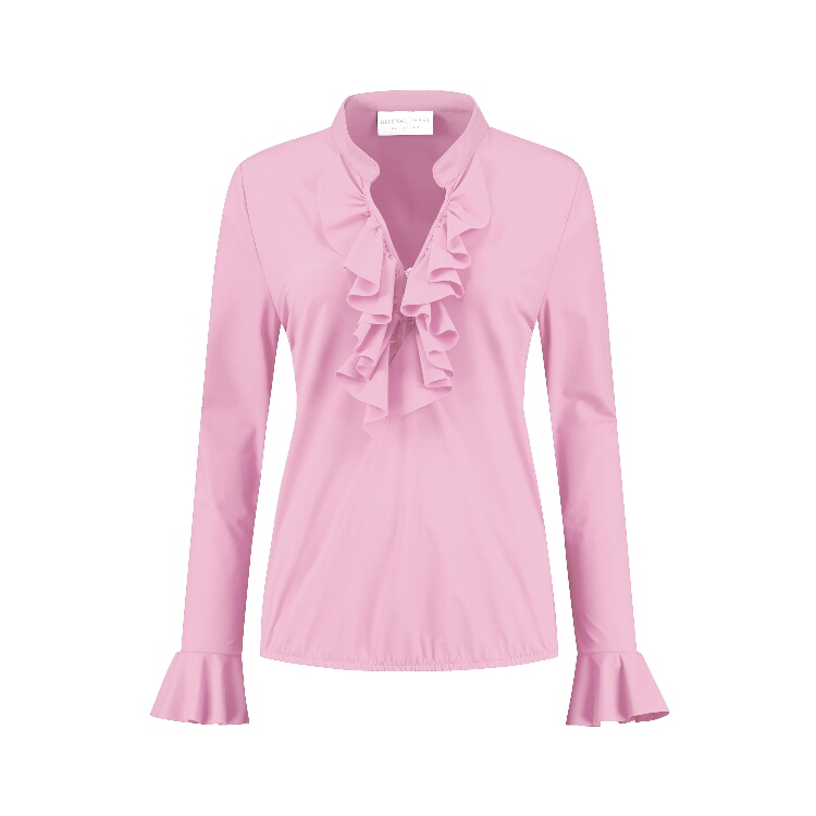 Caliban Ruche blouse roze zakelijke stijl Mode Blouses Ruche blouses 